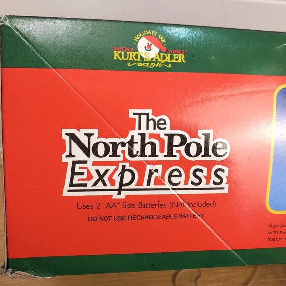 Kurt Adler Musical North Pole Express Train Set (as seen Baby Einstein) Whistle - Picture 9 of 12